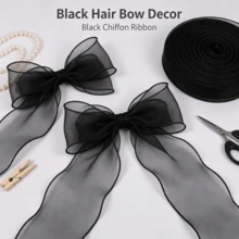 2/1 Roll 10 Yards Organza Wavy Edge Ribbon, 4cm Width Satin Ribbon - Solid Color Wedding Bouquet Decoration Ribbon, Suitable For Handmade Bouquets, Birthday Cake Decoration, Gift Wrapping, Party Decor, Floral Art, Light Green/White/Pink/Purple/Burgundy, Gift Ribbon - Fish Tail Tulle - View 10