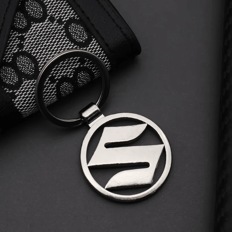 3D Metal Car Logo Keychain Badge Emblem Key Chain Rings For Suzuki ...