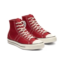 Converse Lucky Star High Top Classic Versatile Durable High-Top Canvas Shoes Unisex Red/White - Red - View 3