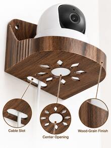 No-Drill Wall Mount Shelf For Home Camera, Router, Set-Top Box, Monitor Bracket - Multicolor - View 8