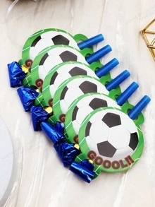 1/3/6/12Pcs Sports Soccer Birthday Party Cheering Funny Props Blowout Dragon - Multicolor - View 1