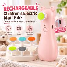 Little Rabbit Rechargeable Baby Electric Nail Trimmer, Electric Nail Clipper For Infants - Multicolor - View 6