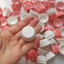Mini Cake Paper Liners Disposable Muffin Paper Cups Non-Stick Baking Paper Cups Chocolate Candy Small Cake Packaging Paper Pads - View 4