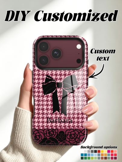 1 buah Casing Ponsel dengan Desain Pita Magnetik yang Disesuaikan dan Ditingkatkan, Gaya Kampus Vintage Y2K yang Manis dan Keren, Warna dan Pola Dapat Disesuaikan, Cocok untuk Perjalanan Sehari-hari dan Kampus, Sempurna untuk Hadiah Ulang Tahun Pernikahan, Hari Valentine, Ulang Tahun, Pernikahan, Hari Ibu, Hari Ayah, Hadiah Terbaik untuk Teman, Orang Tua, Pacar, Kompatibel dengan iPhone dan