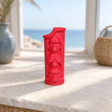1PC 3D Three Wise Monkeys Embossed Lighter Case, Personalized Protective Shell, Multi-Color Plastic Portable Windproof Lighter Cover, Multiple Colors Available, Smoking Accessories - 1PC - View 8