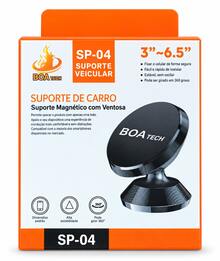 Suporte Magnético Veicular Para Carros com Ventosa - Rotação 360° e Proteção Inteligente - SP04 - Visão 7