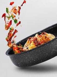 2pcs/1pc Granite Pattern Non-Stick Frying Pan, Kitchen Flat Bottom Pan With Cool-Touch Handle, Easy To Clean, Suitable For Frying Eggs, Pancakes, Steak, Vegetables, Breakfast And Daily Cooking, Compatible With Gas Stove, Electric Stove And Induction Cooktop, Kitchen Cookware - View 10