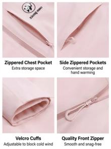CAMEL CROWN Jaket Ski Wanita Tahan Air 3 In 1 Mantel Musim Dingin dengan Lapisan Dalam Bulu Domba Hangat Tahan Angin untuk Salju, Aktivitas Luar Ruangan, dan Mendaki - Bubuk es es - View 6