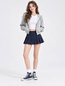 Converse Chuck Taylor All Star High Top Fashionable Versatile Supportive Lightweight High-Top Canvas Shoes Unisex Navy Blue - Blue - View 6