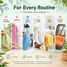 Face Towels 6/18/36pcs, Super Soft Skin-Friendly Face Cloths, Suitable For Sensitive Skin, 10x10 Inch Large/Small Facial Cleansing Towels, Reusable Washable Makeup Remover Cloths, Easy To Rinse Multi-Color Face Cleansing Cloths - Multicolor - View 7
