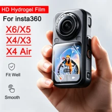Hydrogel Film For Insta360 X6 X5 X4 Air X3 Screen Protector Anti-Scratch, HD Full Coverage Soft Protective Film For Insta 360 X6 X4Air Accessories - View 1