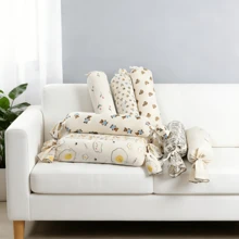 1pc Ins Style Corduroy Patchwork Pillowcase Cushion Cover - Soft Mohair Texture Lumbar Pillowcase, Super Soft Sheepskin-Like Touch Home Decor, Suitable For Sofa, Bed, Car (Square/Rectangular, Zipper Closure, Machine Washable, Fits Multiple Sizes) - A - View 5