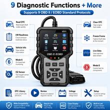 Pemindai OBD2 Profesional V511, Pembaca Kode Diagnostik Mobil, Mendukung Semua Mode OBDII, Pustaka DTC 40.000+, Grafik Data Real-Time, Uji Pengaktifan Baterai, Pemeriksaan SMOG, dan Status Kesiapan I/M. - V511 - View 2