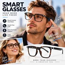 SENBONO 2026 New AI Translation Smart Glasses For Men Women, Music Playback Control, Hands-Free Call, Volume Control, Making It Easy To Listen To Music And Manage Calls With Built-In Microphone, Fashion Glasses Suitable For Office, Business, Travel - View 3