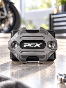 CNC Aluminum Alloy Brake Fluid Reservoir Cap For PCX125 PCX160, Motorcycle Front Brake Master Cylinder Cover, Anodized Alloy Handlebar Decorative Protective Cover, Scooter Racing Style Modification Accessory, Motorcycle Upgrade Part, High-End Styling Cover Kit - A - View 17