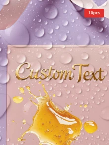 1/3/10pcs Customizable UV Text Transfer Stickers, Personalized Text Decals, Exclusive Copy Custom Decorative Stickers, Transparent Background Text Stickers, DIY Surface Decoration Transfer Stickers. Suitable For Glass Cups, Ceramic Mugs, Sealed Jars And Other Flat Surfaces, Can Be Used For Gift Making, Home Decor, Personal Item Decoration, Holiday Arrangements And Handmade DIY, Incorporating Exclusive Text Into Different Item Surfaces - Multicolor 1 - View 22
