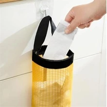 1/2 Set Plastic Bag Storage Rack, Suitable For Kitchen, Behind Door Storage, Kitchen Organization, Kitchen Essentials, Kitchen Accessories, Bathroom Accessories, Home Kitchen Tools, Kitchen Decor - Standard Model - View 2