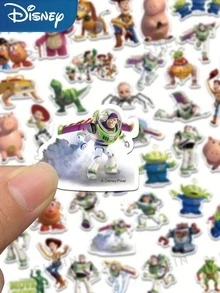 FUNISM 50 Woody Buzz Stickers - Classic Cartoon Movie Fun Cool Graffiti Decals For Laptops, Journals, Phone Cases, Backpacks, Envelopes, Labels, Magazine DIY Decals - Multicolor - View 3