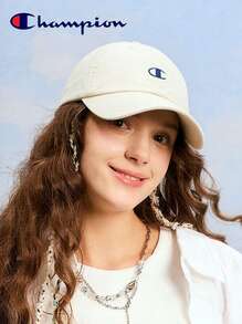 Champion Solid Color Fine Striped Baseball Cap, Minimalist Casual Sun Protection Duck Bill Hat, Unisex - Blue - View 1