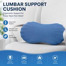 Ergonomic Wave-Shaped Lumbar Support Pillow, Soft Memory Foam Back Cushion, Suitable For Office Chair, Car Seat, Sofa, Bed Back Support - Wavy Lumbar Support - View 6