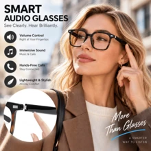 SENBONO 2026 New AI Translation Smart Glasses For Men Women, Music Playback Control, Hands-Free Call, Volume Control, Making It Easy To Listen To Music And Manage Calls With Built-In Microphone, Fashion Glasses Suitable For Office, Business, Travel - View 2
