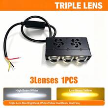 Heyword LED Headlight Bumper Fog Light Projector Lens Work Light Mini Driving Light Auxiliary Light Bar Spot Light For Car Motorcycle - 1pcs - View 12