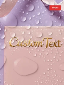 1/3/10pcs Customizable UV Text Transfer Stickers, Personalized Text Decals, Exclusive Copy Custom Decorative Stickers, Transparent Background Text Stickers, DIY Surface Decoration Transfer Stickers. Suitable For Glass Cups, Ceramic Mugs, Sealed Jars And Other Flat Surfaces, Can Be Used For Gift Making, Home Decor, Personal Item Decoration, Holiday Arrangements And Handmade DIY, Incorporating Exclusive Text Into Different Item Surfaces - Multicolor 1 - View 20