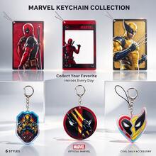 Mesuca 1 Set Marvel Deadpool & Wolverine Theme Hanging Decor Accessories, Multiple Designs Available, Smooth Acrylic Lightweight Portable Hanging Ornaments, Suitable For Suitcases, Backpacks - View 1