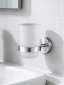 1 Set Stainless Steel Soap Dish, Wall-Mounted Soap Dispenser, Shower Gel Bottle, Hand Wash Bottle, Bathroom Storage Rack - Multicolor - View 16