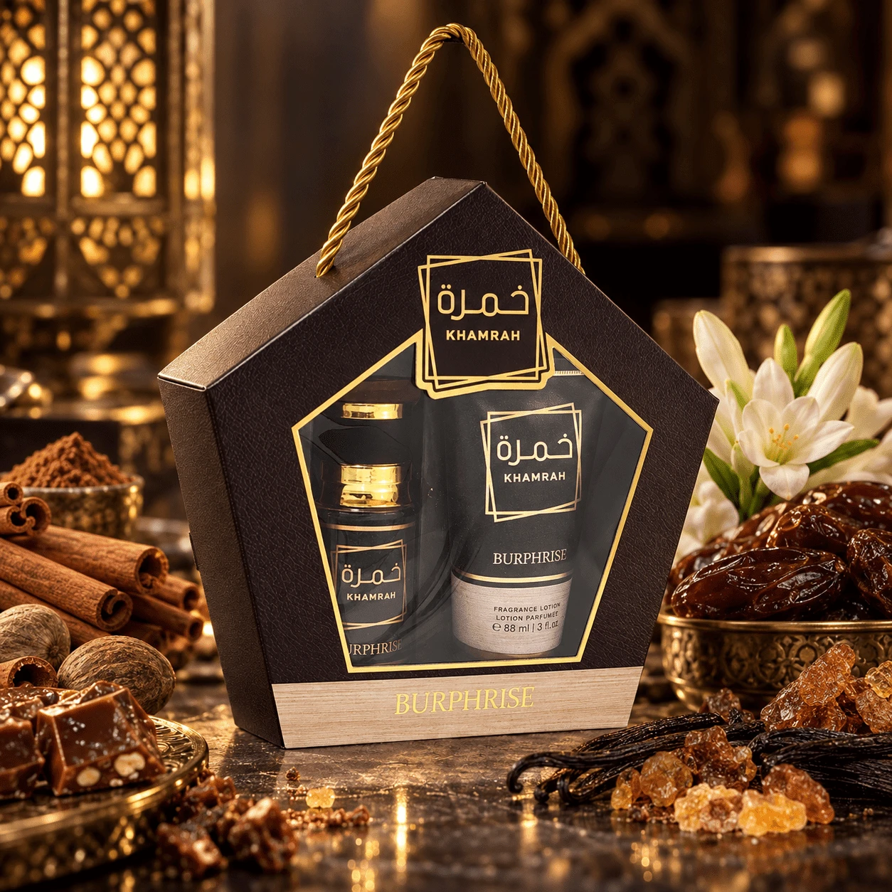 Loui Martin مجموعة عطرية – رذاذ عطري & لوشن عطري 88 مل – نغمات حارة وفانيليا وعنبر - روائح متعددة - مشاهدة 1