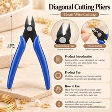 KLONKEE Jewelry Making Pliers Set, Mini Precision Hand Tools, Suitable For DIY Beading, Wire Wrapping, Jewelry Repair, Round Nose Pliers, Long Nose Pliers, Cutting Pliers Set - Multicolor - View 4