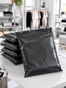 30/100PCS Black Mailer Bags For Shipping, Packaging Bags For Online Orders And Small Business Supplies - Black - View 3
