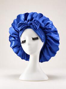 3pcs/1pc Luxury Satin Sleep Cap With Adjustable Tie - Lightweight & Breathable, Suitable For Curly/Braided/Natural Hair Care, Multiple Colors Available, Essential Nighttime Hair Care Item, Soft & Comfortable, Breathable, Salon-Grade Product & Accessories - Multicolor - View 9