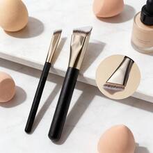 Triangular Angled Foundation Brush Concealer Brush Precision Angled Makeup Brush, Suitable For Liquid And Cream Foundation Concealer, Used For Nose, Eye Corner And Facial Detail Contouring - Multicolor - View 14