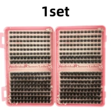 384pcs Single Cluster False Eyelashes, Eyelash Book, Cluster False Eyelashes, Home DIY Eyelash Extensions, Cluster False Eyelashes, Single False Eyelashes, False Eyelashes, False Eyelashes - C - View 8