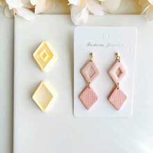 Autumn/Winter Asymmetrical Geometric Shape Polymer Clay Cutters, Suitable For Earring Making, Fan-Shaped Earring Clay Cutter, Flower-Shaped Clay Cutter, Polymer Clay Jewelry Pattern Making Set, Suitable For Beginners, DIY Earring, Necklace, Pendant, Brooch Cutting Tools - Multicolor - View 9