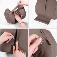 Gối tựa lưng hỗ trợ công thái học, đệm lưng mềm nhiều vùng, gối hỗ trợ lưng có thể tháo rời, phù hợp cho sofa, giường, ghế văn phòng khi đọc sách và nghỉ ngơi - Gối tựa lưng ôm eo - Xem 4