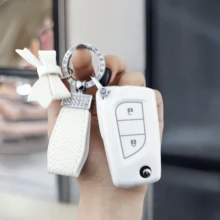 Car Key Case Cover Fob Shell For T O Y O T A For Corolla For Altis For Auris For Aygo For Yaris For Camry For RAV4 Fashionable And Keybags Suitable For Girls - KY32 - View 16