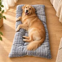 Extra Large Warm Winter Pet Bed For Cats And Dogs, Thick Plush Sleeping Cushion, Indoor Dog Bed And Cat Bed For Floor Or Sofa, Multiple Sizes For Small Medium And Large Pets - Grey - View 5