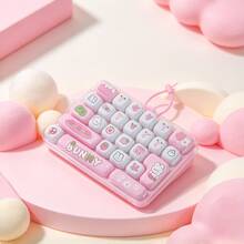 New Adult Keyboard Stress Relief Fingertip Button Keychain, 26-In-1 Keyboard Stress Relief Button Fingertip Clicker, Fun Stress Relief, Suitable For Focus And Calm During Work Or Study, Time-Killing Button Stress Relief Toy 26 Keyboard Stress Relief Fingertip Keyboard Button Keychain Toy Bag Pendant - Multicolor - View 11