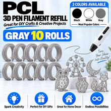 PCL 3D Printing Pen Filament Consumables, Suitable For Low-Temperature Printing, 1.75mm Diameter, Not Easy To Clog The Nozzle, Made Of Corn Starch, Low-Temperature Compare To PLA - View 6