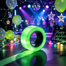 1/5roll Glow-In-The-Dark Tape, Waterproof Glow Tape - Reflective Stickers, Luminous Tape, Reflective Strips, Home Decor, Classroom Decor, Party Decor, Holiday Decor, DIY Decor - Multicolor - View 13