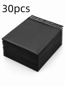 30/100PCS Black Mailer Bags For Shipping, Packaging Bags For Online Orders And Small Business Supplies - Black - View 10