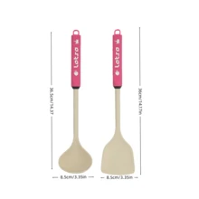Mesuca Spatula dan Sendok Sup Silikon Lotso Berlisensi Resmi Disney, Set 2 Buah, Peralatan Masak Dapur Anti Lengket Tahan Panas, Mudah Dibersihkan, Cocok untuk Memanggang, Mengaduk, dan Menyajikan di Rumah - MultiWarna - View 9