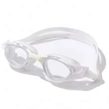 Adult High Definition Large Frame Swimming Goggles, Unisex Comfortable Fit Adjustable Swim Goggles, Indoor Pool Swimming Training Equipment - White - View 7