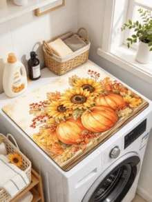 1PC Pumpkin Diatomite Absorbent Welcome Doormat, Christmas Halloween Decor Rug, Multi‑Purpose Mat For Stovetop, Coffee Station, Water Bar Counter, Indoor & Outdoor Front Door, Kitchen Home Decor Area Floor Mat - Multicolor - View 12