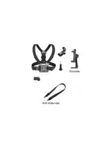 Sports Camera Chest Strap, Universal Adjustable Chest Support Strap, Multi-Function Chest Mount, Phone Live Streaming Chest Support, Body Fixing Device With Backplate, Dual Locking Design And Safety Buckle. Suitable For Cycling, Kayaking, Running, Video Live Streaming, Extreme Sports Camera Mounting, First-Person View Cycling Shooting Accessory. An Excellent Gift For Cycling Photography Enthusiasts. - View 12