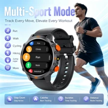 2026 New 1.5-Inch Smartwatch, Wireless Calling/Dialing, Multiple Sports Modes, Photo/Music Control, Message Notifications, Calendar, Alarm, Etc., Compatible With IPhone/Android, Perfect For Gifting To Family And Friends. - View 2