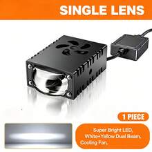 Heyword LED Headlight Bumper Fog Light Projector Lens Work Light Mini Driving Light Auxiliary Light Bar Spot Light For Car Motorcycle - 1pcs - View 11