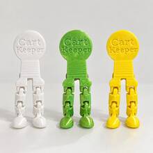 Coin-Operated Shopping Cart Lock Keychain, Novel Compact Portable Lightweight Detachable Cart Token Replacement, With Jointed Legs, Christmas Ring Pendant, Gift For Family And Friends, Suitable For Outdoor Supermarket Shopping, Handbags, Backpacks, Belt Loops, Storage Bags - Multicolor - View 13
